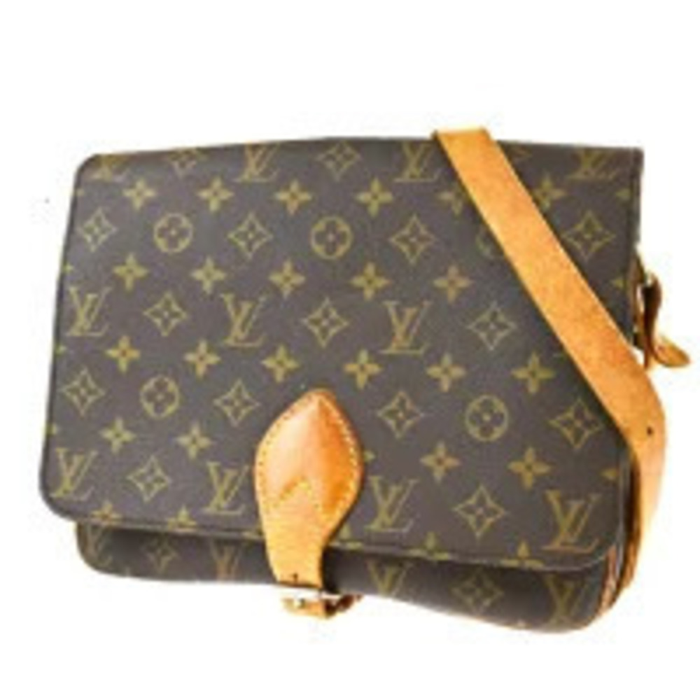 Louis Vuitton Cartouchiere Shoulder Bag Monogram Leather